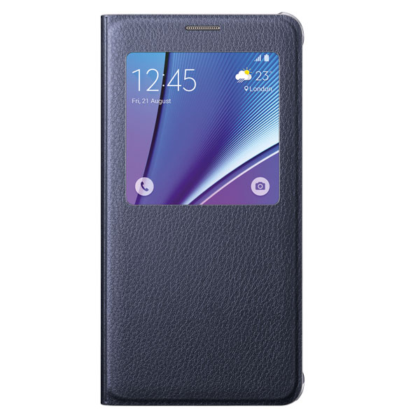 Bao da S View cho Samsung Galaxy Note 5 chính hãng. - 4